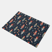 Paillasson Nutcracker Navy Blue Festive Noël (Incliné)