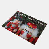 Paillasson Nutcrackers avec arrière - plan de vacances (Incliné)