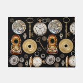 Paillasson Objets Steampunk Gears Pocket watch Squelette Key (Devant)