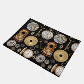 Paillasson Objets Steampunk Gears Pocket watch Squelette Key (Incliné)