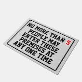 Paillasson Occupation maximale modifiable (Incliné)