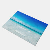 Paillasson Ocean Beach Decor dans le bleu turquoise d'Aqua Tu (Incliné)