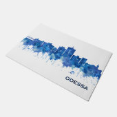 Paillasson Odessa Texas Skyline Blue (Incliné)