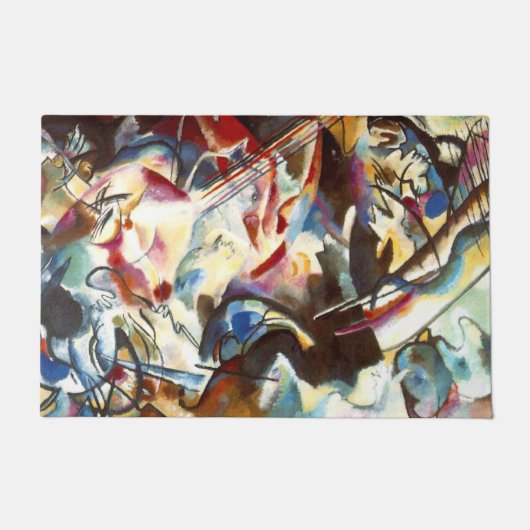 Paillasson Oeuvre Abstraite de Kandinsky (Devant)