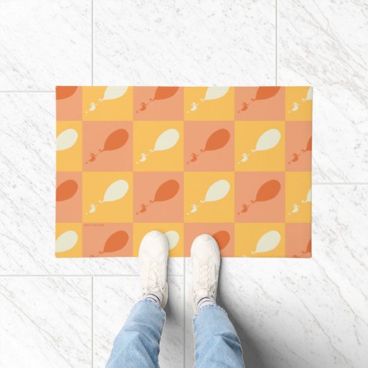 Paillasson Oh, les endroits où tu iras | Motif orange (Intérieur)