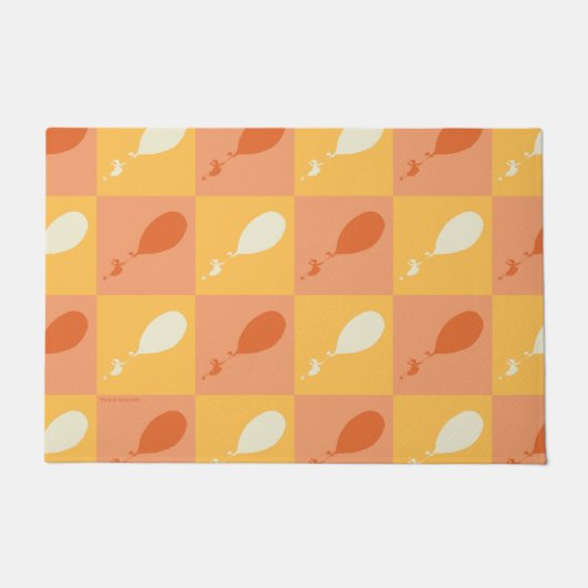 Paillasson Oh, les endroits où tu iras | Motif orange (Devant)