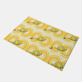 Paillasson Oh, les endroits où tu iras | Motif orange (Incliné)