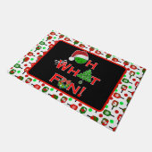 Paillasson Oh What Fun Christmas Pickleball Red Green Paddles (Incliné)