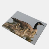 Paillasson Oies du Canada - oisons d'oie et de bébé de mère (Incliné)