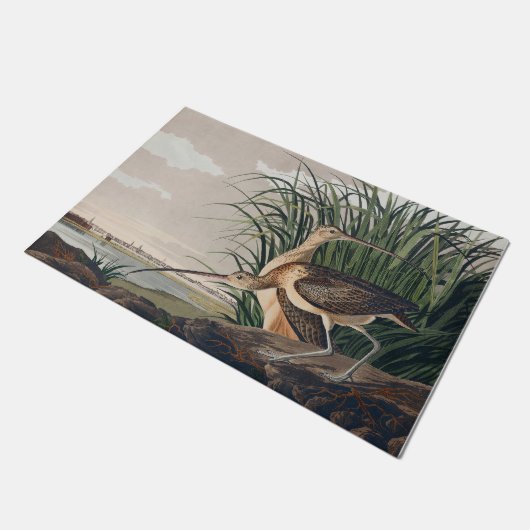 Paillasson Oiseau de Courlis à long bec Audubon (Incliné)