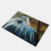 Paillasson Oiseau de héron bleu (Incliné)
