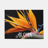 Paillasson Oiseau orange du Paradis Plante en fleurs Aloha (Devant)