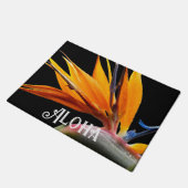 Paillasson Oiseau orange du Paradis Plante en fleurs Aloha (Incliné)