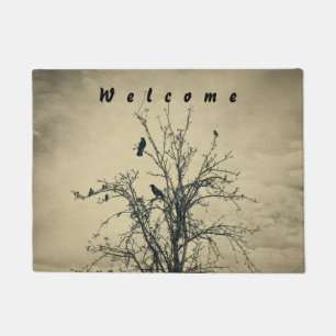 Paillasson Oiseaux dans l'arbre   -   