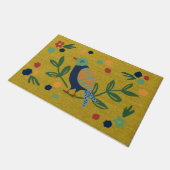 Paillasson Oiseaux et fleurs d'été| Cadeau de l'Oiseau (Incliné)