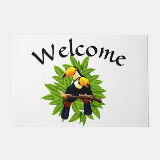 Paillasson Oiseaux exotiques (Devant)