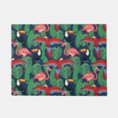 Paillasson Oiseaux tropicaux dans des couleurs lumineuses (Devant)