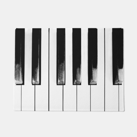 Paillasson Old Piano Keys Drôle Cool (Devant)