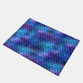 Paillasson Ombre bleu chatoyant et Parties scintillant Dragon (Incliné)