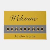 Paillasson Or Et Gris (Devant)