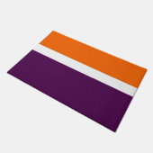 Paillasson Orange blanc violet couleur pâle Conception des bl (Incliné)