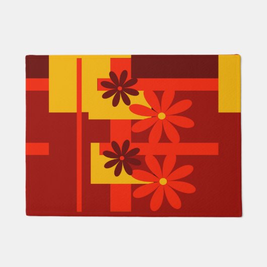 Paillasson Orange rétro des années 70 (Devant)