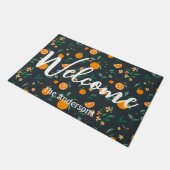 Paillasson Oranges en fleurs d'agrumes et feuillages botaniqu (Incliné)