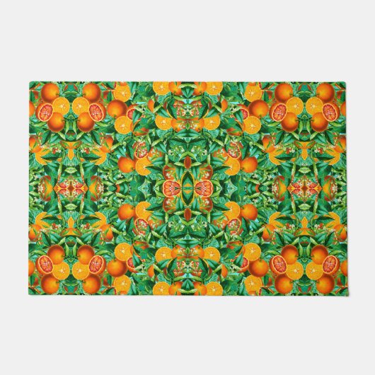PAILLASSON ORANGES TROPICAUX PORTE MAT (Devant)