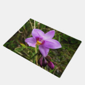 Paillasson Orchidée sauvage violette Fleur tropicale (Incliné)