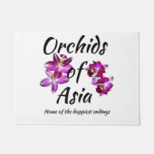 Paillasson Orchidées d'Asie (Devant)