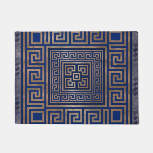 Paillasson Ornement principal grec - méandre grec - or sur le (Devant)