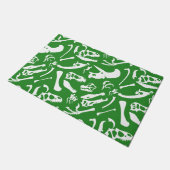 Paillasson Os de dinosaure (vert) (Incliné)