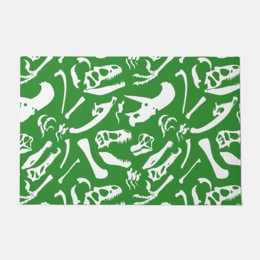 Paillasson Os de dinosaure (vert) (Devant)