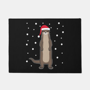 Paillasson Otter Sea Otter Christmas Animaux Idée cadeau