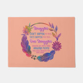 Paillasson Our Struggles Shape Us Into The Amazing People (Devant)