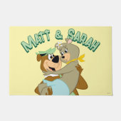 Paillasson Ours de Yogi portant un ours de Cindy (Devant)