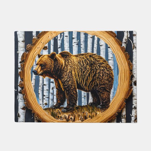 Paillasson Ours grizzly (Devant)