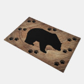 Paillasson Ours Noir Et Paniers Ours (Incliné)