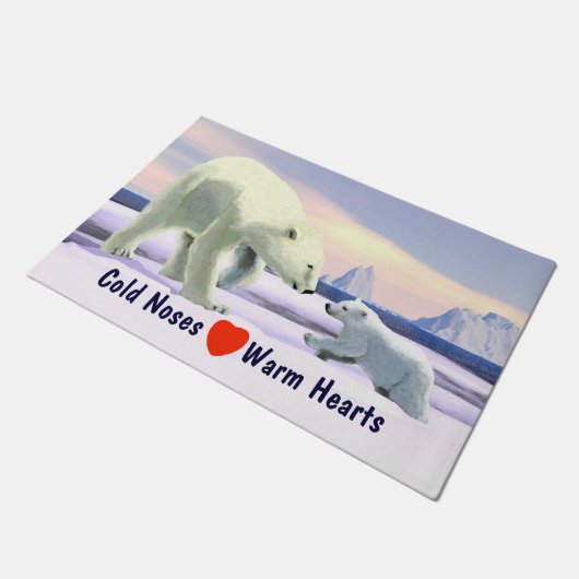 Paillasson Ours Polaire - Mama Nez Meilleur (Incliné)