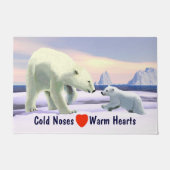 Paillasson Ours Polaire - Mama Nez Meilleur (Devant)