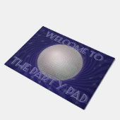 Paillasson Pad Fun Novelle Disco Ball Fiesta Slogan (Incliné)