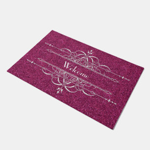 Paillasson Paillette rose