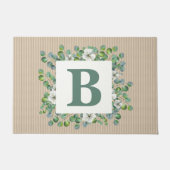 Paillasson Paillon de monogramme Eucalyptus (Devant)