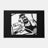 Paillasson Paillon noir Biker Bro (Devant)