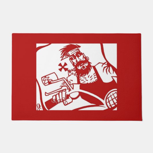 Paillasson Paillon rouge Bro (Devant)