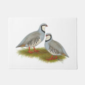 Paillasson Paire de perdrix de Chukar (Devant)
