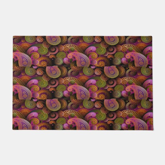 Paillasson Paisley Purple (Devant)