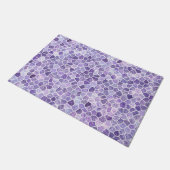 Paillasson Pale Lilas Et Violet Pavé Patchwork Terrazo Pa (Incliné)
