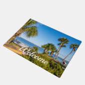 Paillasson Palmiers Bayside Matin Welcome Doormat (Incliné)