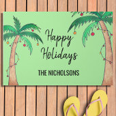 Paillasson Palmiers de vacances personnalisés